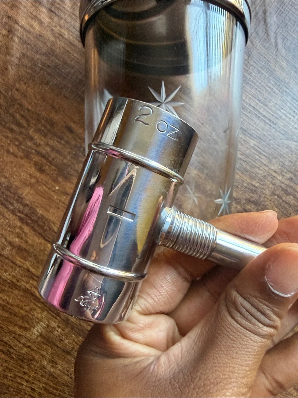 Chase USA Vintage Cocktail Mixer & Stainless Steel Jigger Set | Mid-Century